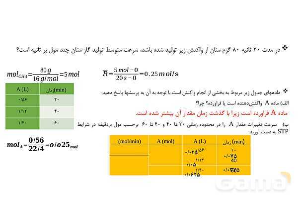 پاورپوینت سوالات مبحث سینتیک شیمیایی - پیش نمایش