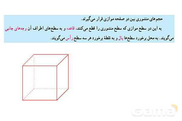 پاورپوینت گام به گام فصل 6 ریاضی هفتم | سطح و حجم- پیش نمایش
