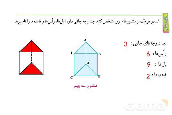 پاورپوینت گام به گام فصل 6 ریاضی هفتم | سطح و حجم- پیش نمایش