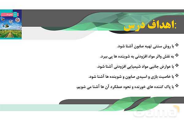 پاورپوینت آموزشی پاک کننده‌های خورنده - پیش نمایش