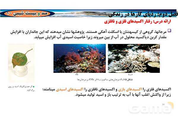 پاورپوینت اکسیدهای اسیدی و بازی | شیمی دهم- پیش نمایش