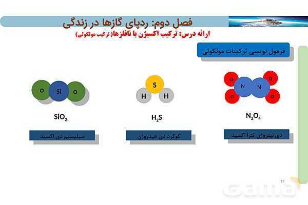 پاورپوینت ترکیب اکسیژن با فلزها و نافلزها | شیمی دهم- پیش نمایش