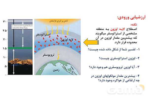 پاورپوینت گاز اوزون و خواص آن | شیمی دهم- پیش نمایش