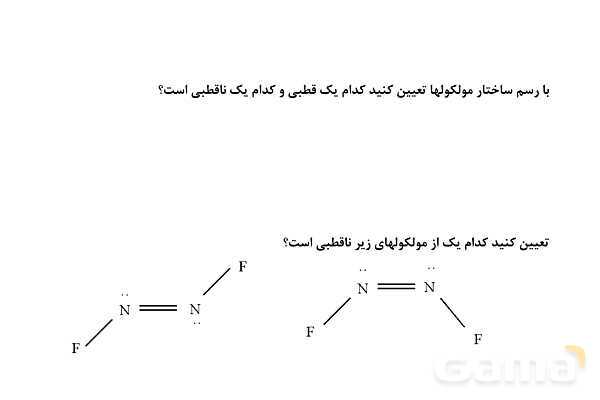 پاورپوینت مولکول‌های قطبی و ناقطبی | شیمی دهم- پیش نمایش