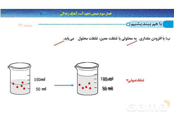 پاورپوینت غلظت مولی (مولار ) ‎| شیمی دهم- پیش نمایش