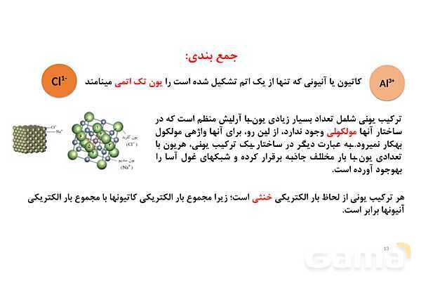 پاورپوینت نامگذاری ترکیبات یونی | شیمی دهم- پیش نمایش