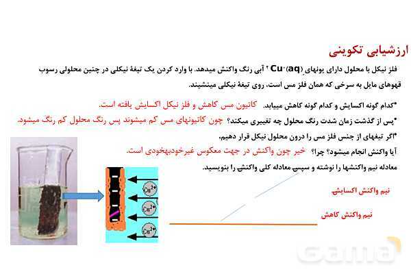 پاورپوینت اکسایش و کاهش | شیمی دوازدهم- پیش نمایش
