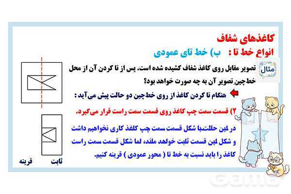 پاورپوینت خط تای کاغذهای شفاف- پیش نمایش