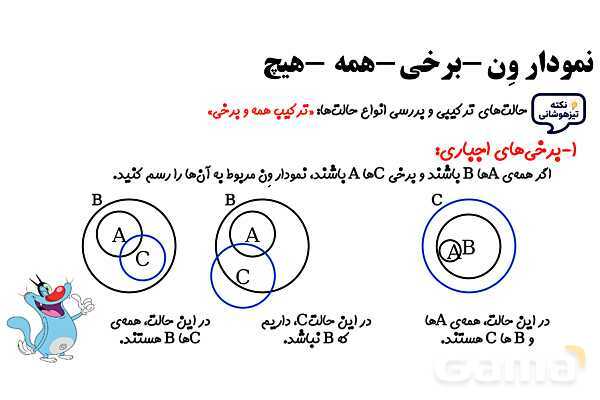 پاورپوینت نمودار ون، برخی، همه و هیچ- پیش نمایش