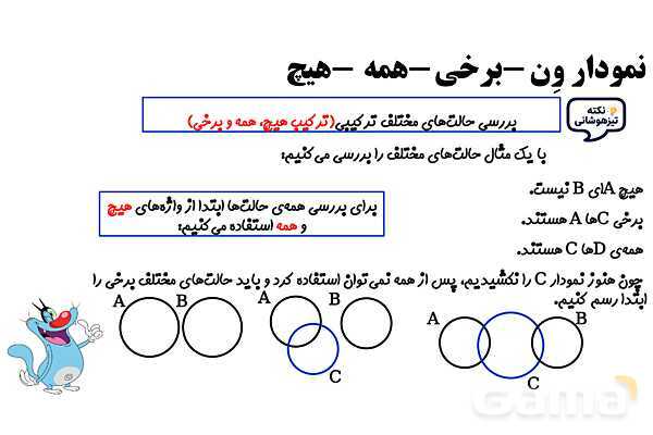 پاورپوینت نمودار ون، برخی، همه و هیچ- پیش نمایش