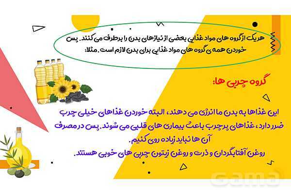 پاورپوینت درس 2 علوم پایه‌ی سوم: خوراکی ها- پیش نمایش