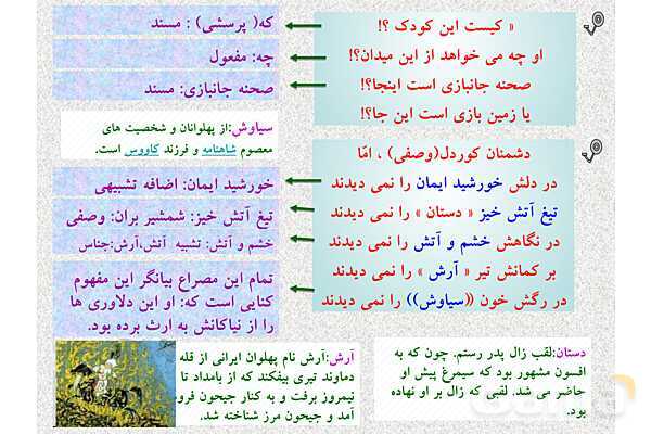 پاورپوینت درس 10 فارسی نهم: آرشی دیگر- پیش نمایش