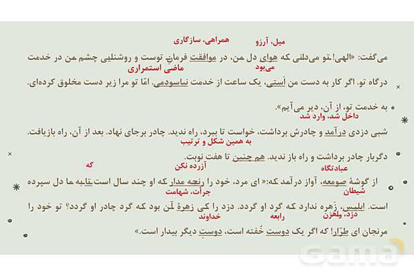 پاورپوینت تدریس درس 11: زن پارسا و روان‌خوانی دروازه‌ای به آسمان | فارسی نهم- پیش نمایش