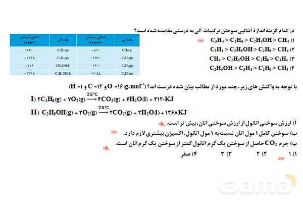 پاورپوینت آنتالپی پیوند و آنتالپی سوختن | شیمی یازدهم- پیش نمایش