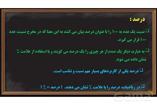 پاورپوینت درصد ریاضی پایه ششم- پیش نمایش