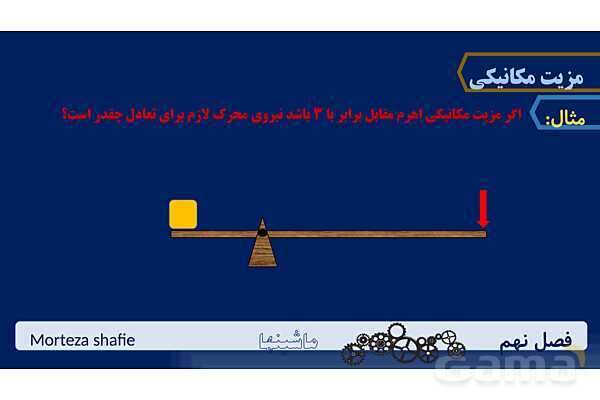 پاورپوینت تدریس علوم نهم فصل 9 ماشین ها پارت دوم- پیش نمایش