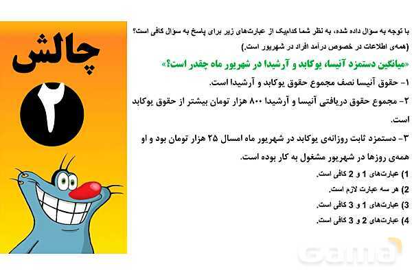 پاورپوینت کفایت داده تیزهوشان- پیش نمایش