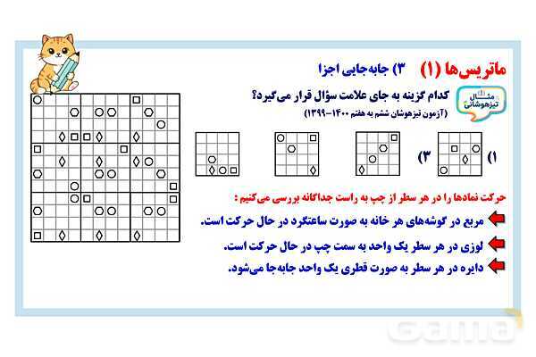 پاورپوینت الگویابی در ماتریس تصاویر- پیش نمایش