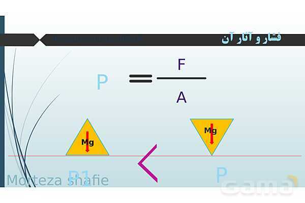 پاورپوینت تدریس علوم نهم فصل 8 فشار و آثار آن پارت اول- پیش نمایش