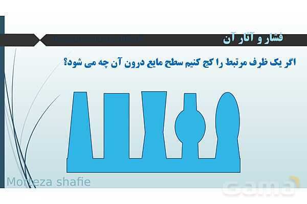 پاورپوینت تدریس علوم نهم فصل 8 فشار و آثار آن پارت دوم - پیش نمایش