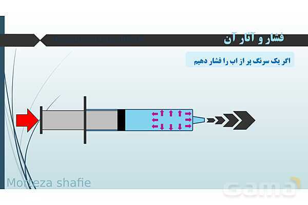 پاورپوینت تدریس علوم نهم فصل 8 فشار و آثار آن پارت دوم - پیش نمایش