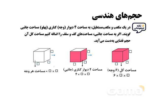 پاورپوینت حجم‌های هندسی پایه ششم- پیش نمایش