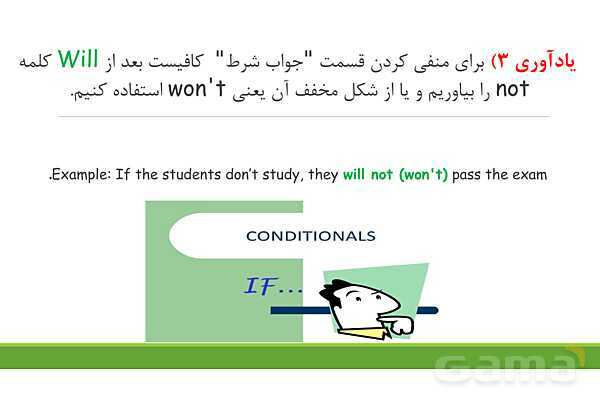 پاورپوینت گرامر جمله شرطی نوع اول (Conditional Sentences Type 1)- پیش نمایش