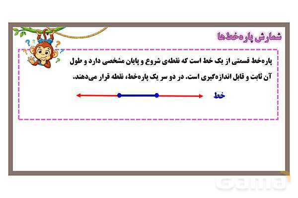پاورپوینت شمارش پاره خط‌ها، نیم خط‌ها، خط‌ها، ناحیه‌ها و نقاط تقاطع- پیش نمایش