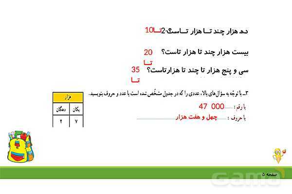 پاورپوینت فصل 1 ریاضی چهارم: اعداد و الگوها- پیش نمایش