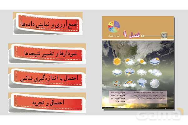 پاورپوینت گام به گام فصل 9 ریاضی هفتم | آمار و احتمال