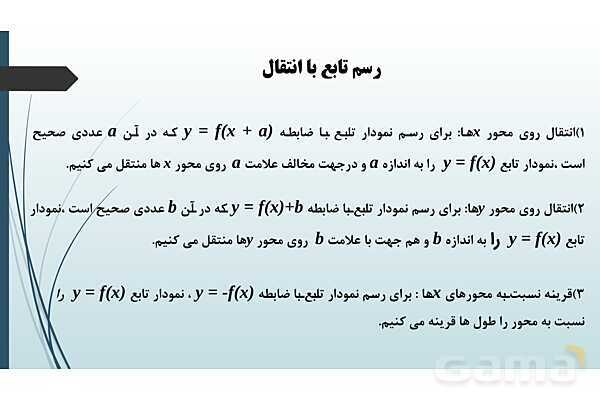 پاور ریاضی دهم فصل 5 درس 3: انواع توابع - پیش نمایش