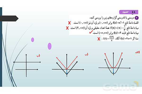 پاور ریاضی دهم فصل 5 درس 3: انواع توابع - پیش نمایش