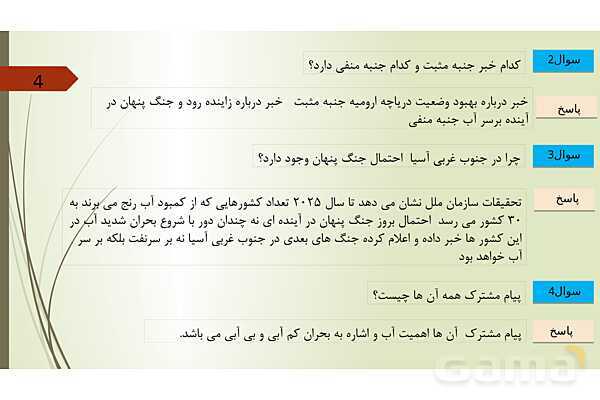 پاور انسان و محیط زیست فصل 1: آب سرچشمه زندگی- پیش نمایش