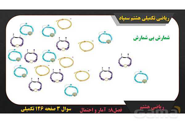 پاور حل سوال 3 صفحه 126 ریاضی تکمیلی هشتم تیزهوشان - پیش نمایش