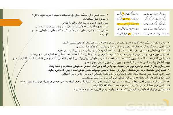 پاور فارسی دهم درس 14: طوطی و بقال - پیش نمایش