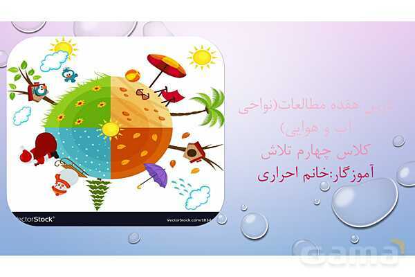 پاور درس 17 مطالعات چهارم | انواع نواحی آب و هوایی- پیش نمایش