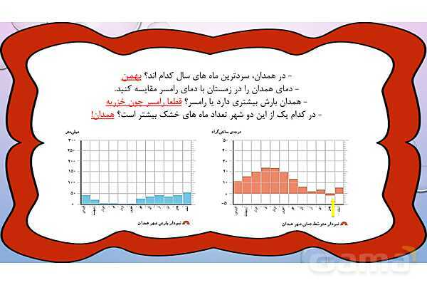 پاور درس 17 مطالعات چهارم | انواع نواحی آب و هوایی- پیش نمایش