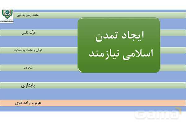 پاور درس سیزدهم دینی انسانی دوازدهم: مسئولیت بزرگ ما - پیش نمایش