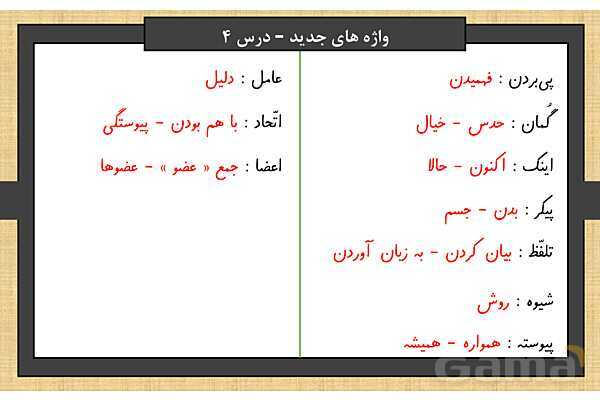 پاور درس 4 فارسی ششم | داستان من و شما- پیش نمایش
