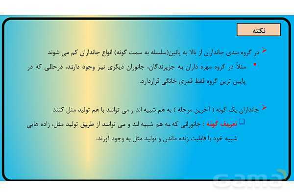 پاور فصل 11 گوناگونی جانوران | گوناگونی جانداران - پیش نمایش