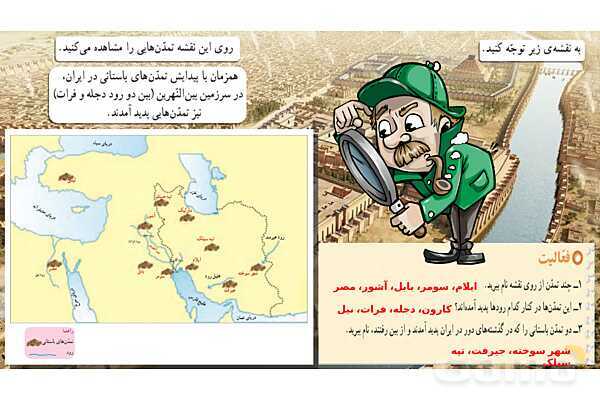 پاور درس 9 مطالعات چهارم | نخستین شهرها چگونه بوجود آمدند؟- پیش نمایش