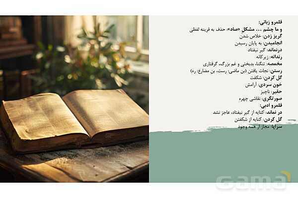 پاور درس نهم فارسی دهم | کلاس نقاشی- پیش نمایش