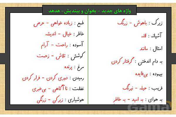 پاور فارسی ششم درس دوم | پنجره های شناخت- پیش نمایش