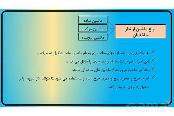 پاور علوم نهم | فصل 9 ماشین ها- پیش نمایش