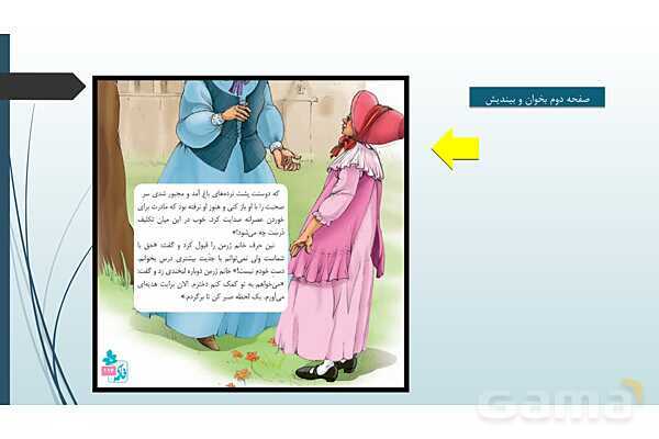 پاور درس 15 فارسی چهارم دبستان | بخوان و بیندیش و مثل- پیش نمایش