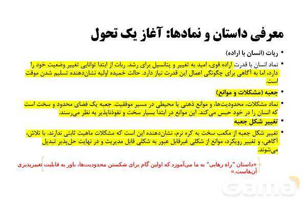 پاور تدریس درس راه رهایی | تفکر هشتم - پیش نمایش