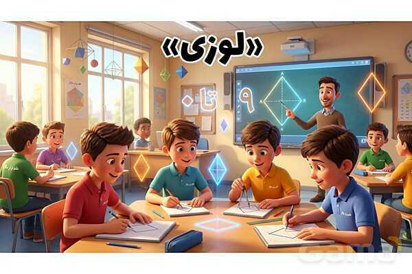 پاورپوینت تدریس تیزهوشانی «لوزی» پایه پنجم- پیش نمایش