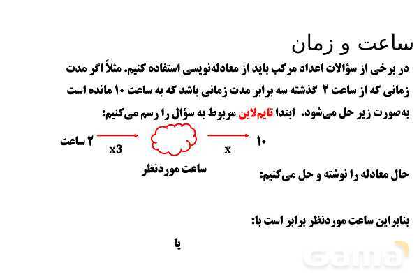 پاورپوینت تدریس تیزهوشانی «زاویه و ساعت» پایه ششم- پیش نمایش