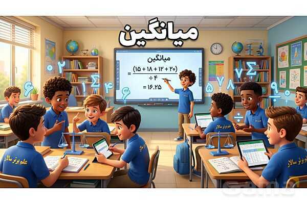 پاورپوینت تدریس تیزهوشانی «میانگین» پایه هشتم- پیش نمایش