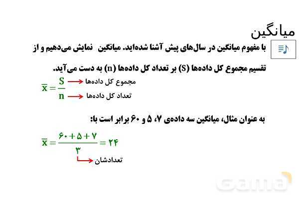 پاورپوینت تدریس تیزهوشانی «میانگین» پایه هشتم- پیش نمایش